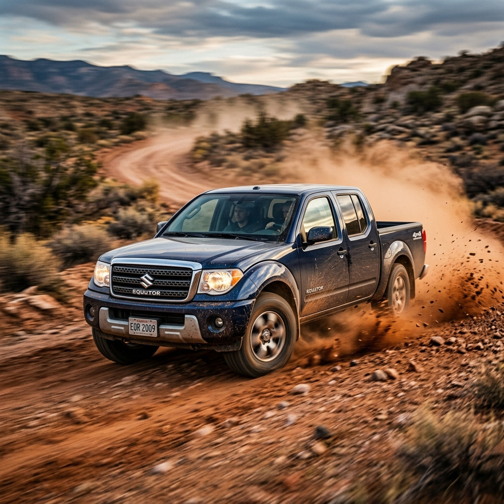 Action Shot: Suzuki Equator Driving Fast
