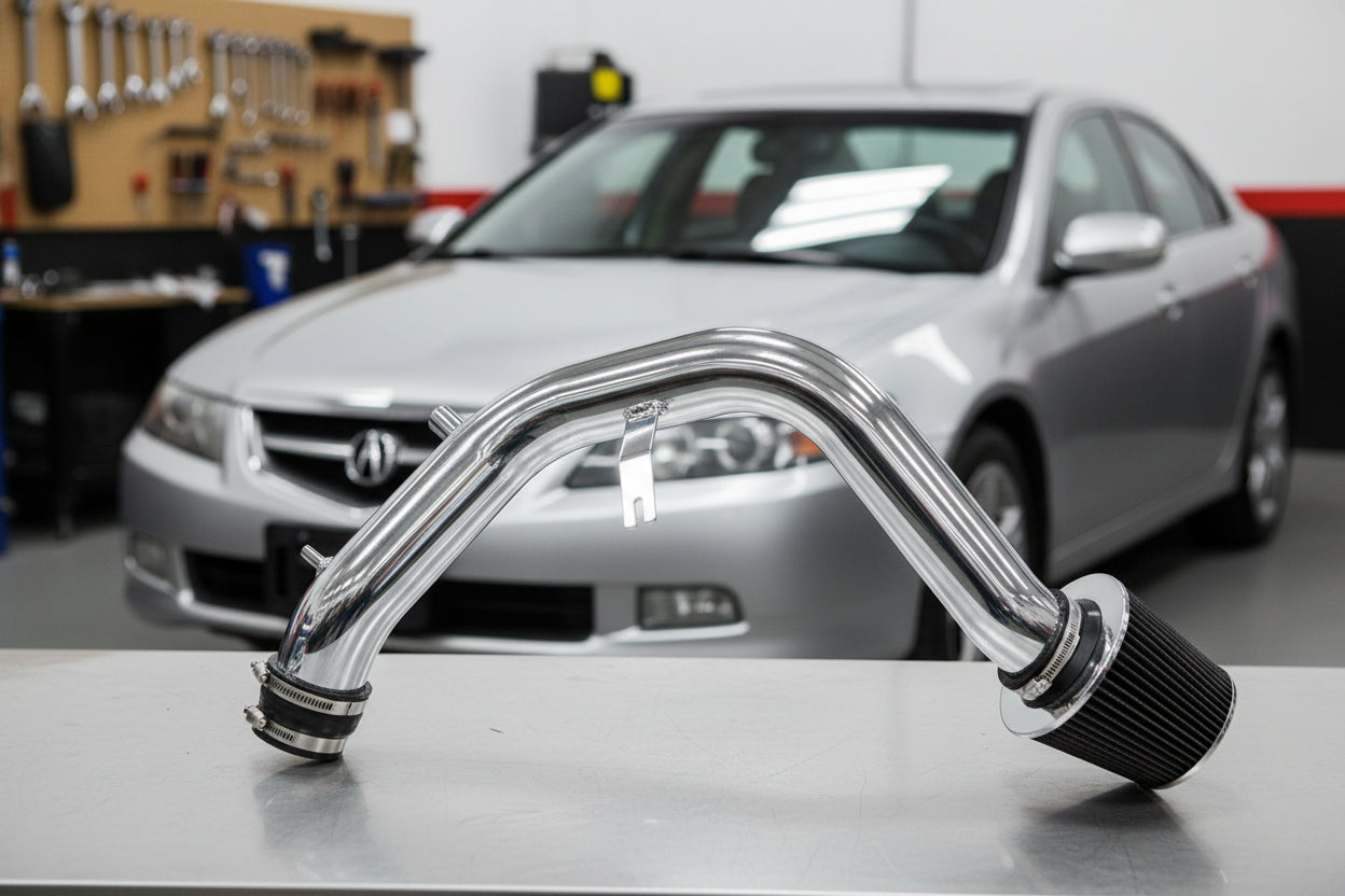 Cold Air Intake Kit for Acura TSX (2004-2008) with 2.4L 4-Cylinder Engine Black Default Title