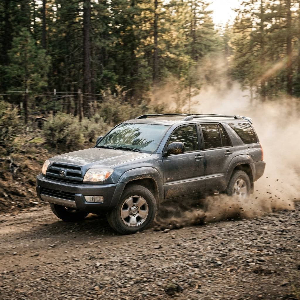 Action Shot: Toyota 4Runner Driving Fast