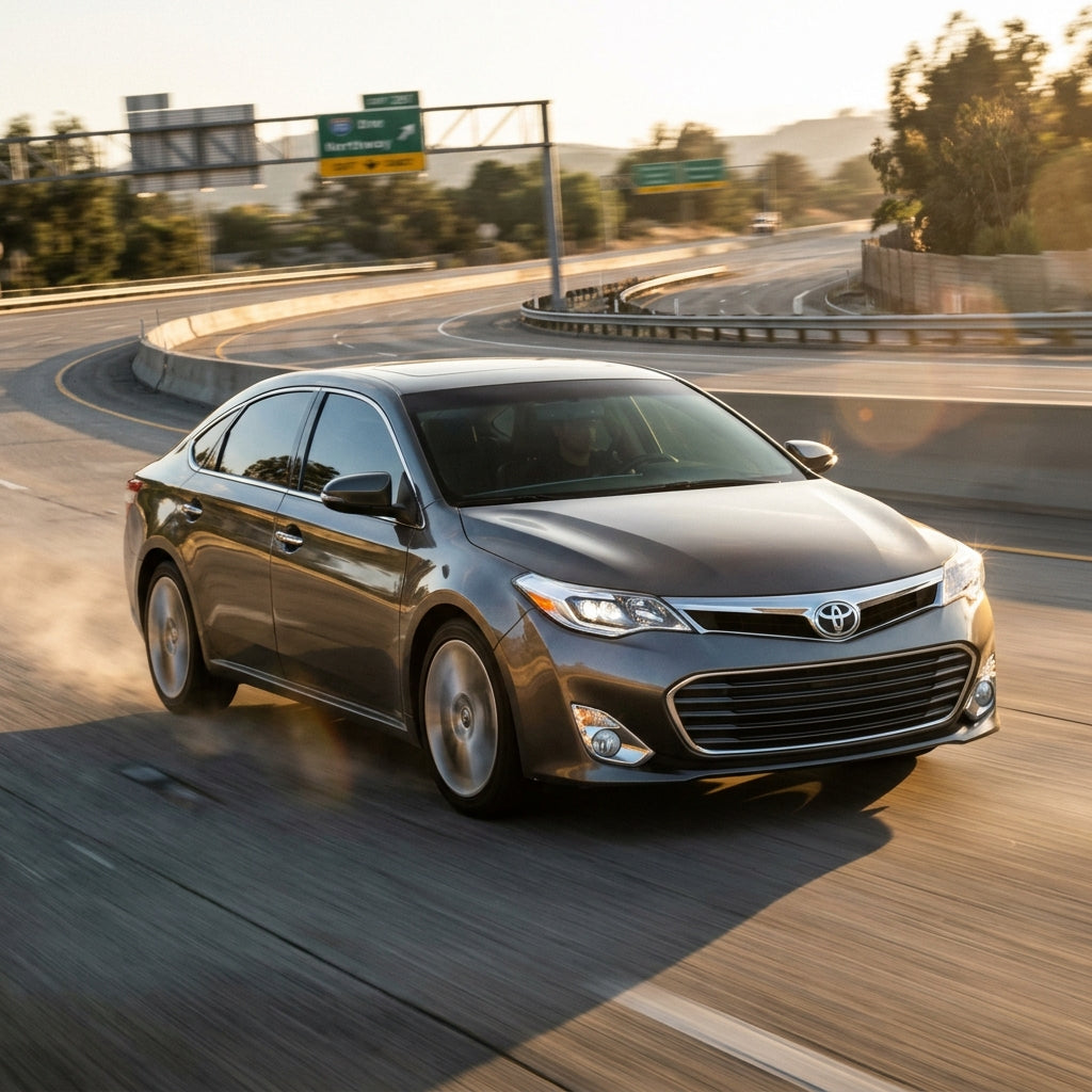 Action Shot: Toyota Avalon Driving Fast