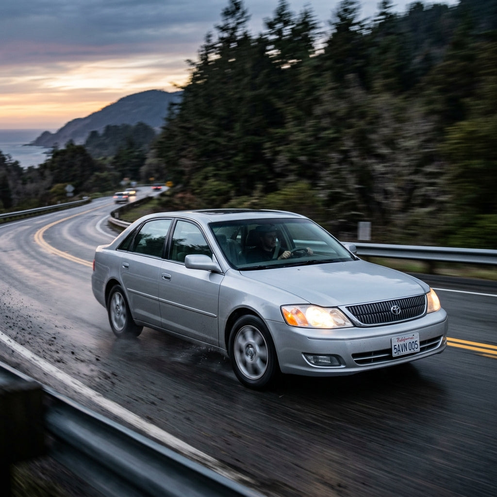 Action Shot: Toyota Avalon Driving Fast
