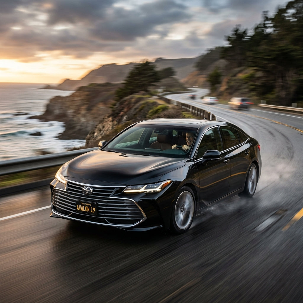 Action Shot: Toyota Avalon Driving Fast