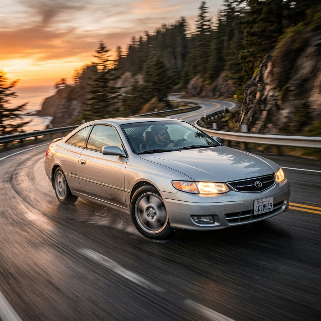 Action Shot: Toyota Camry,Solara Driving Fast