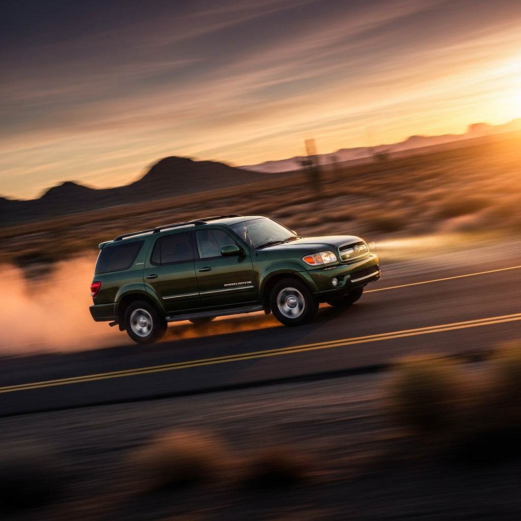 Action Shot: Toyota Tundra, Sequoia Driving Fast