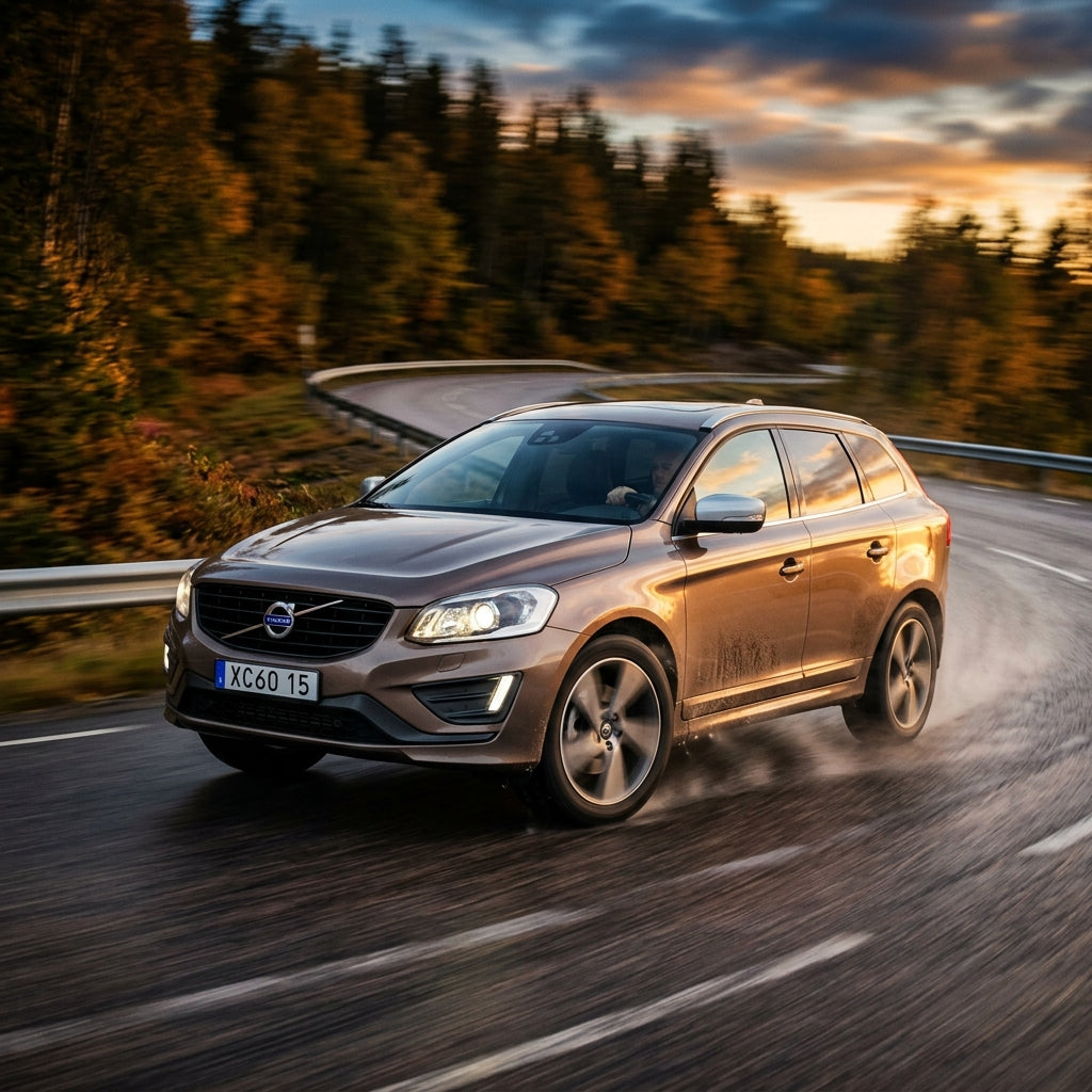 Action Shot: Volvo XC60 Driving Fast