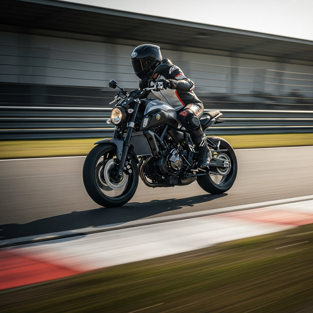 Action Shot: Yamaha MT-07, XSR700, FZ07 Driving Fast