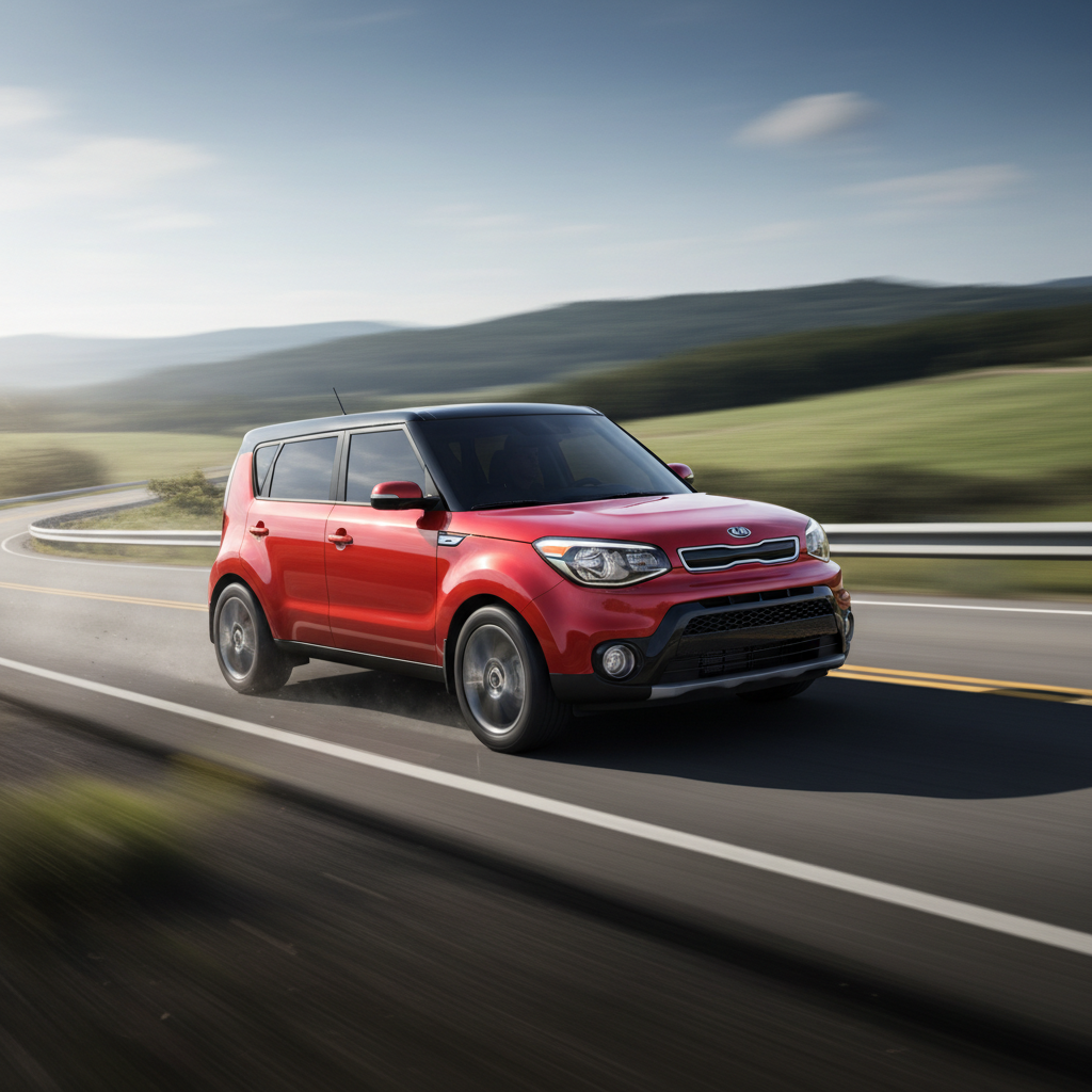Admisión de aire de alto rendimiento para Kia Soul (2012-2015) con motor L4 de 2.0L, color rojo