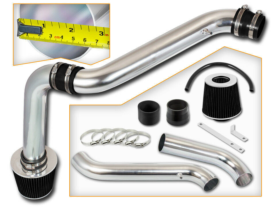 Ram Air Intake Kit for Honda Accord (1998-2002) with 2.3L 4-Cylinder Engine Full Cold Black