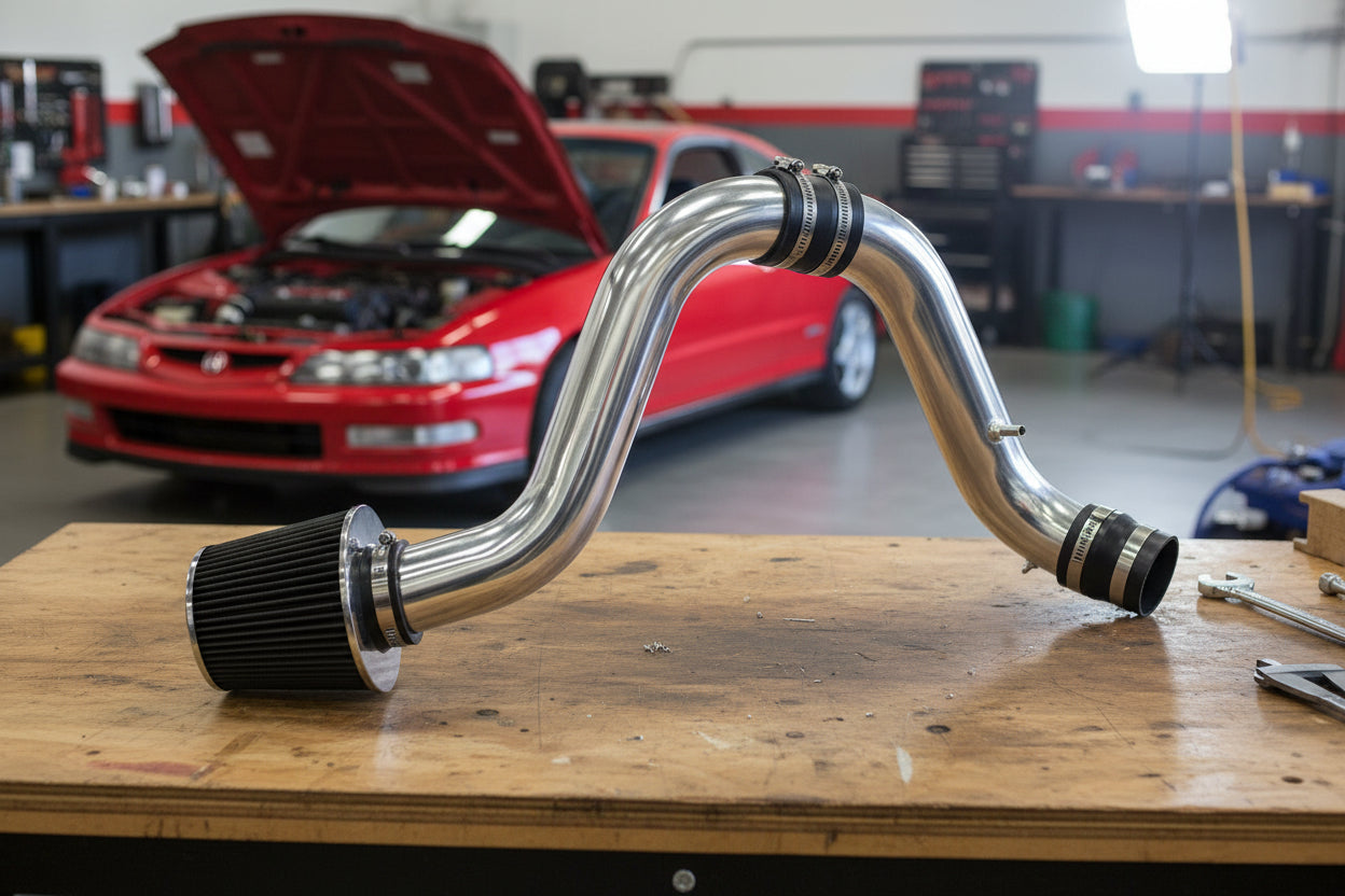 Cold Air Intake for Acura Integra GSR (1994-2001) With 1.8L Engine Black Default Title