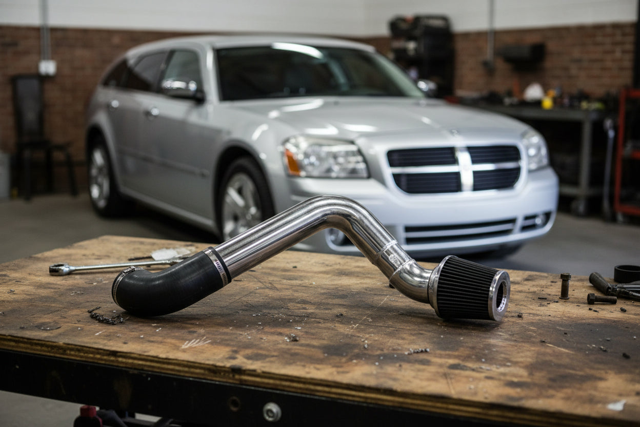 Cold Air Intake for Dodge Magnum RT & SRT-8 (2005-2008) Hemi 5.7L / 6.1L V8 Engines Chrome Default Title