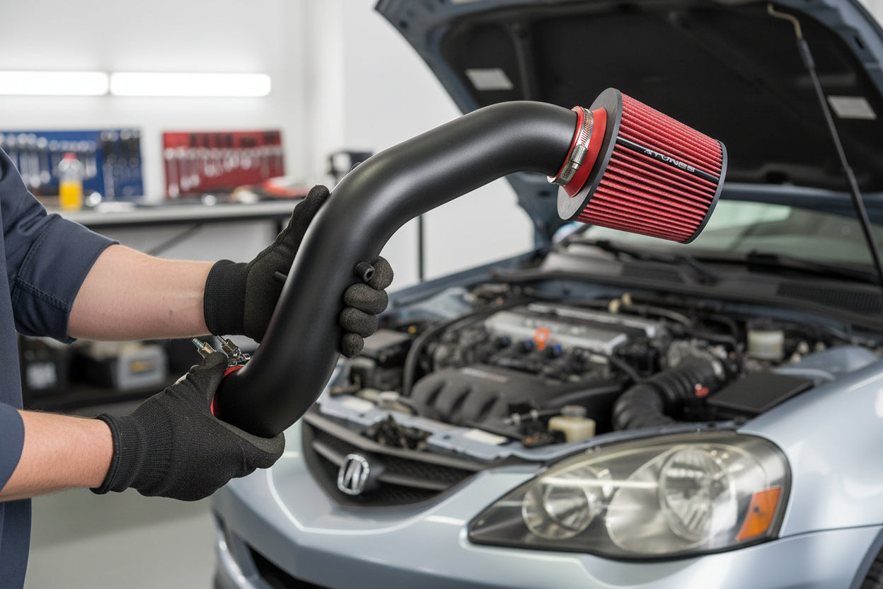 Cold Air Intake For Acura RSX (2002-2006) Type-S ONLY with 2.0L Engine Black Default Title