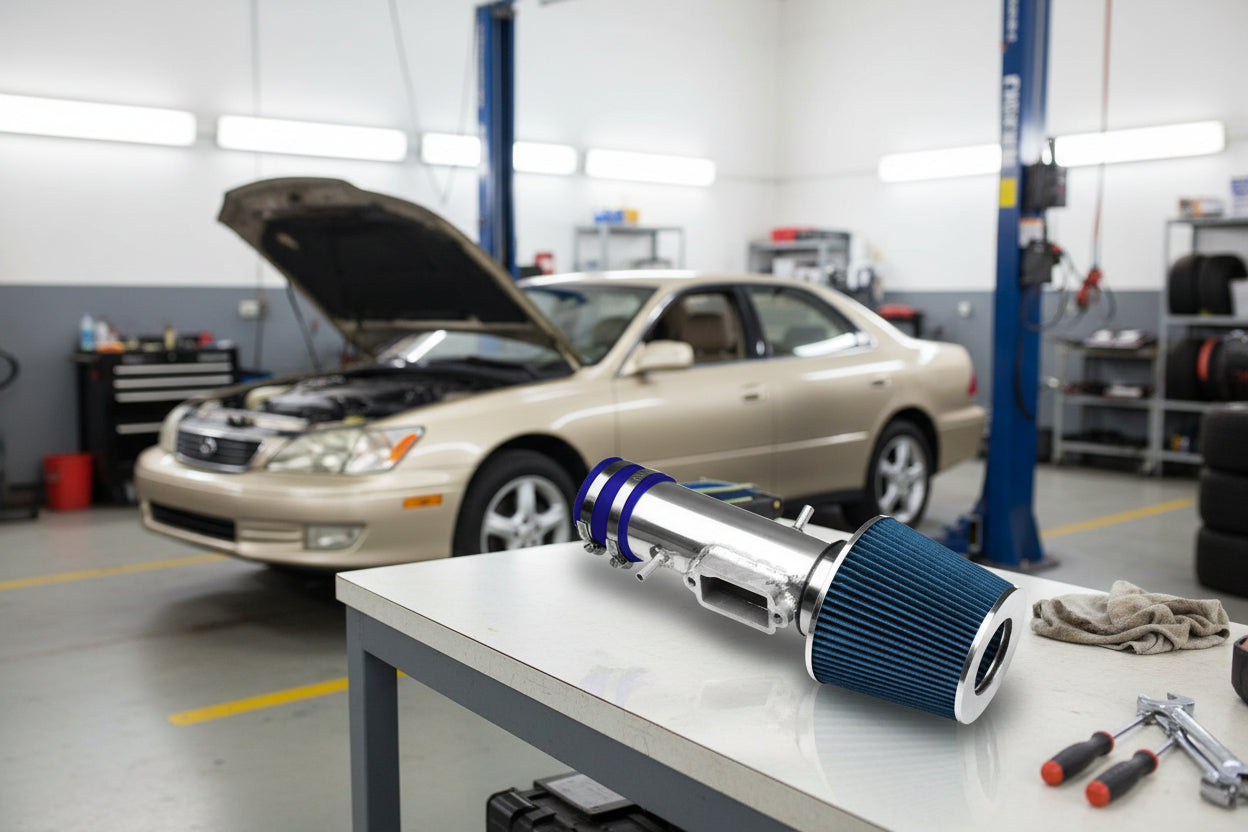 Performance Air Intake for Lexus ES300 1999-2001 3.0L V6 Blue Default Title