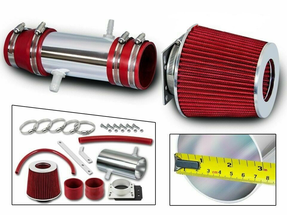 Performance Air Intake for Toyota Camry (1994-1996) with 3.0L V6 Engine Red
