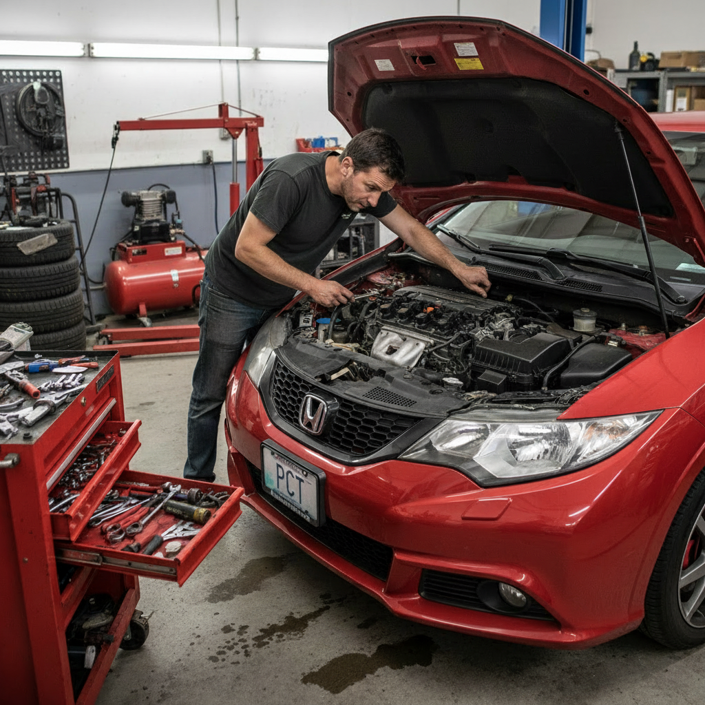 Change the License plate to say "PCT"