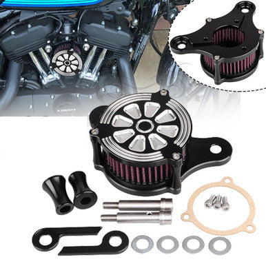 Air Cleaner Intake Filter Kit Octo Petal for Harley Touring Electra Road Glide Default Title