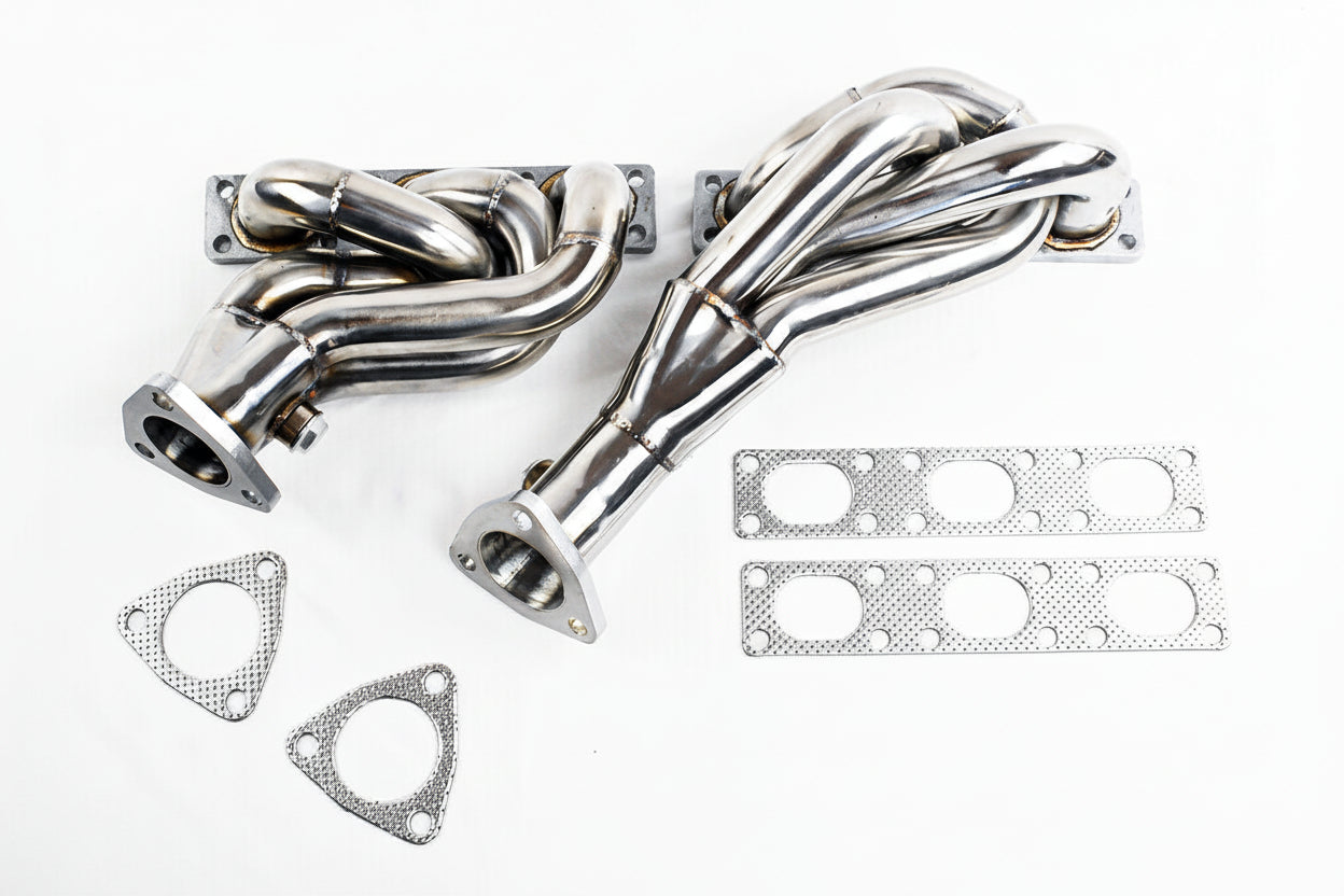 JUTAUTO Upgraded Exhaust Headers For BMW E36 (325i, 323i, 328i, M3) & Z3 – M50/M52, Equal Length, 304 Stainless