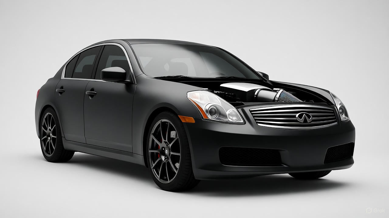 Performance Air Intake For Infinity M35 (2006-2008) With 3.5L V6 Engine Blue