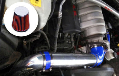 Cold Air Intake for Jeep Grand Cherokee 2005-2010 with 5.7L/6.1L V8 Engine Blue Red Default Title