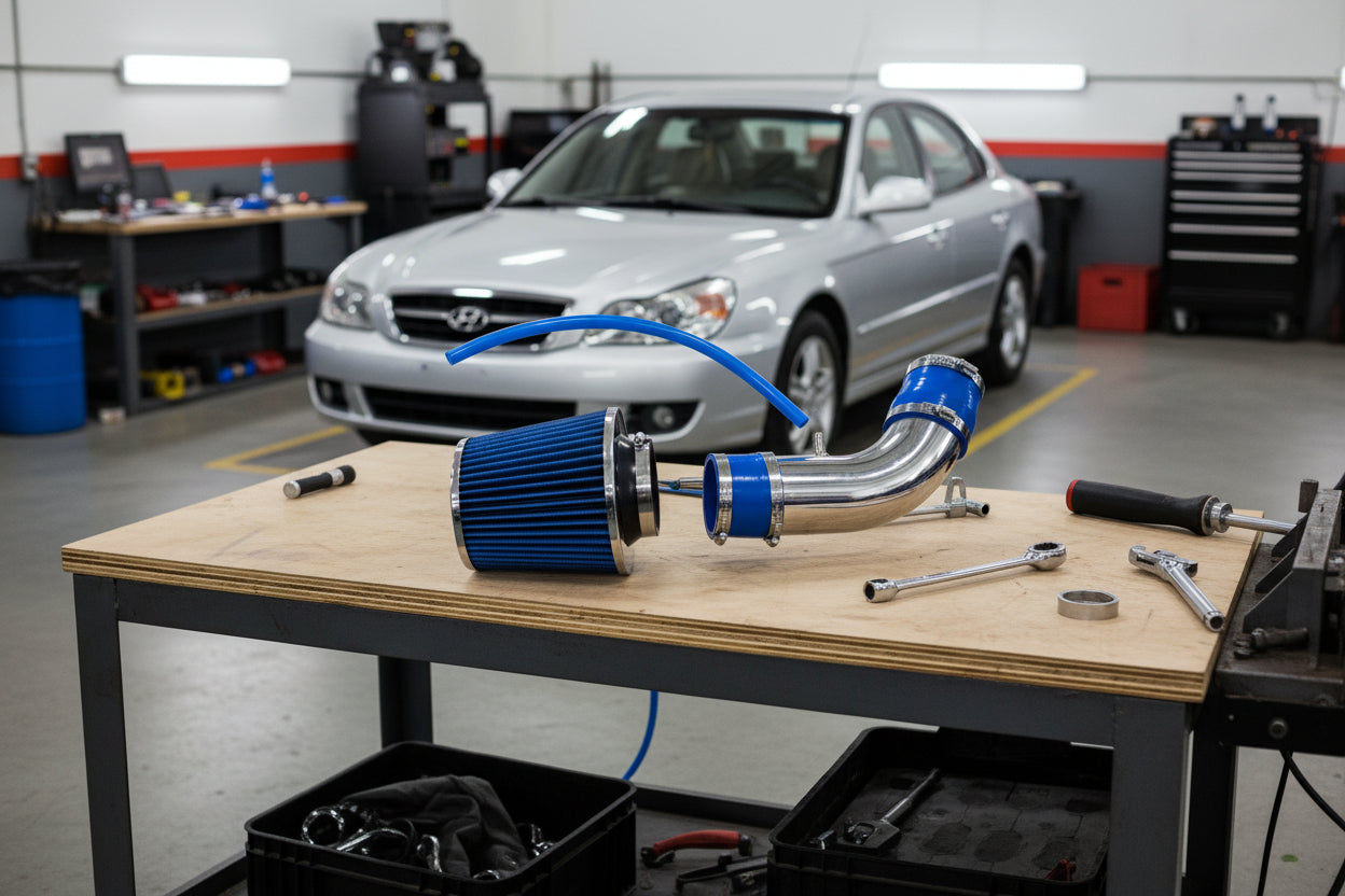 Cold Air Intake Kit for Hyundai Sonata (2001-2005) with 2.4L 2.7L Engine Default Title