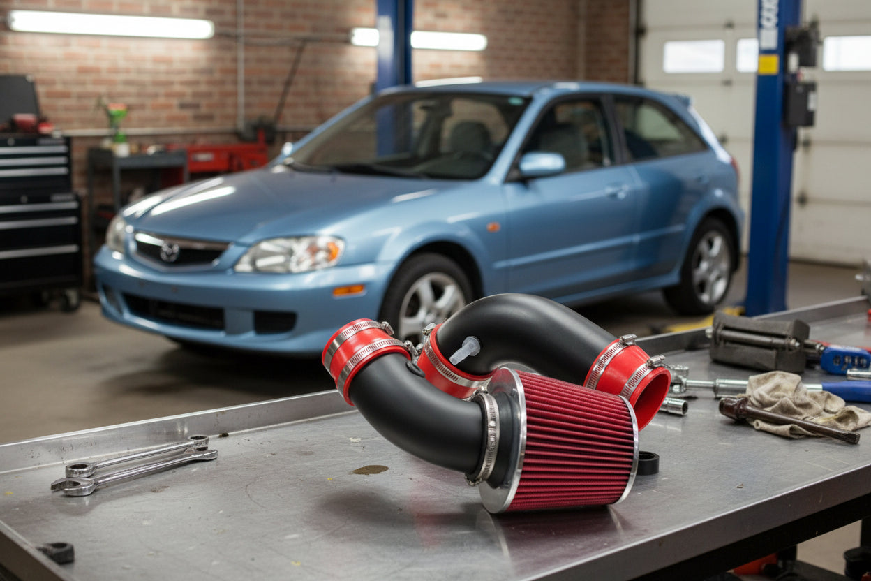 Performance Air Intake Mazda Protege MP5 (1999-2003) with 1.8L 2.0L Engine Red Default Title