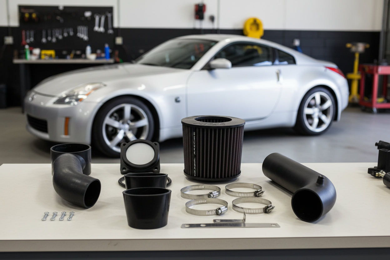 Performance Air Intake For Nissan 350Z (2003-2006) With 3.5L V6 Engine Black Default Title