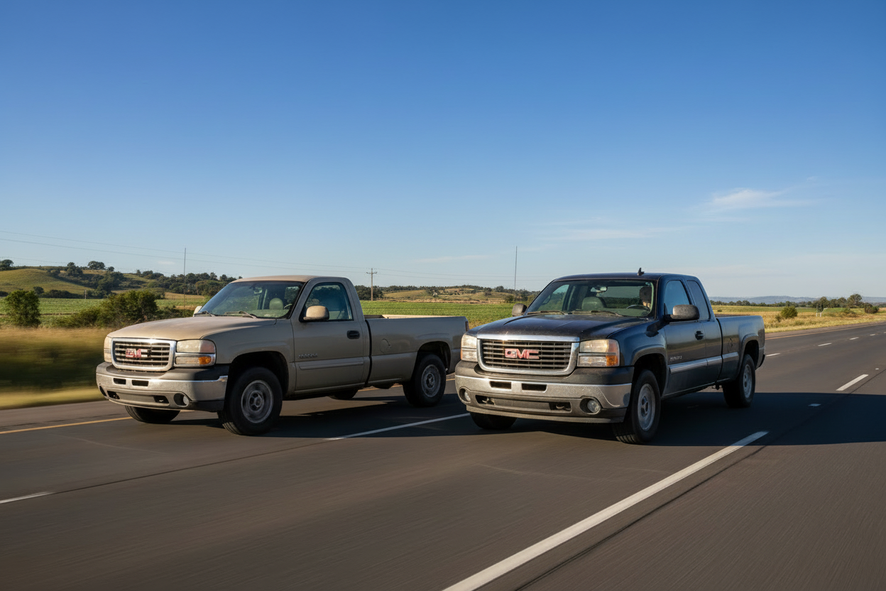 Admission d'air froid pour GMC Sierra 1500 et 2500 HD (2001-2006), moteur 6.0L