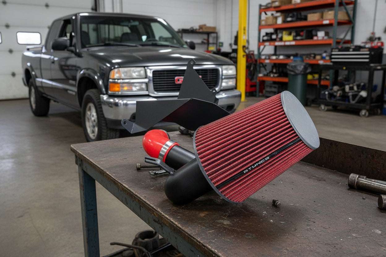 Cold Air Intake for Chevy S-10/GMC Sonoma (1997-2003) with 2.2L L4 Engine Default Title