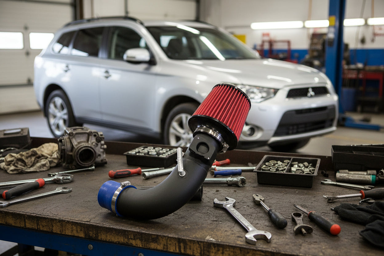 Short Ram Air Intake for Mitsubishi Outlander (2011-2013) SPORT/ ES/ LE/ SE with 2.0L Engine Red Default Title