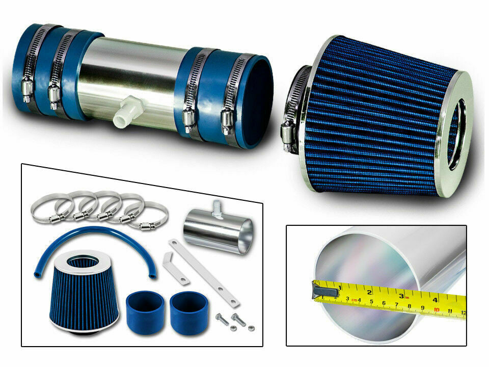 Short Ram Air Intake For Chevrolet Traverse (2009-2011) LS/LT/LTZ with 3.6L V6 DOHC Engine Blue