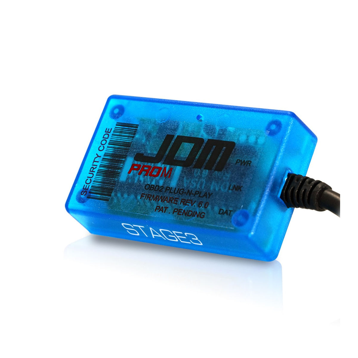 Stage 3 adaptive OBD2 performance chip for Ford, blue module