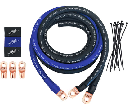 1/0 AWG Wiring Upgrade Alternator Battery Electrical Wiring Kit