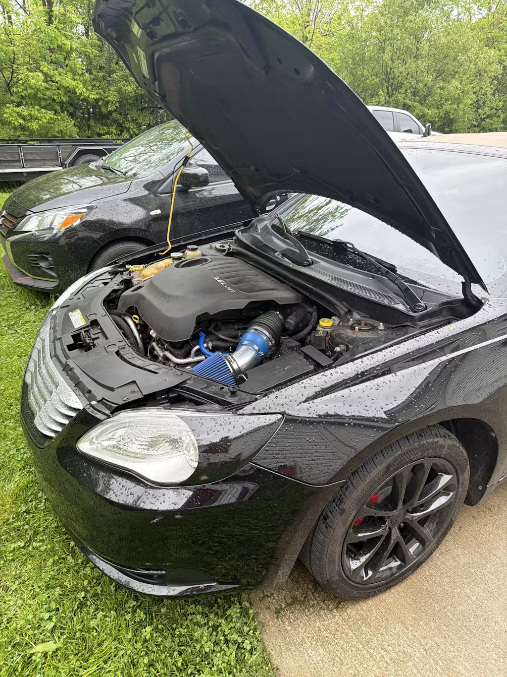 Performance Air Intake for Chrysler 200 (2011-2014) with 3.6L V6 Engine Blue
