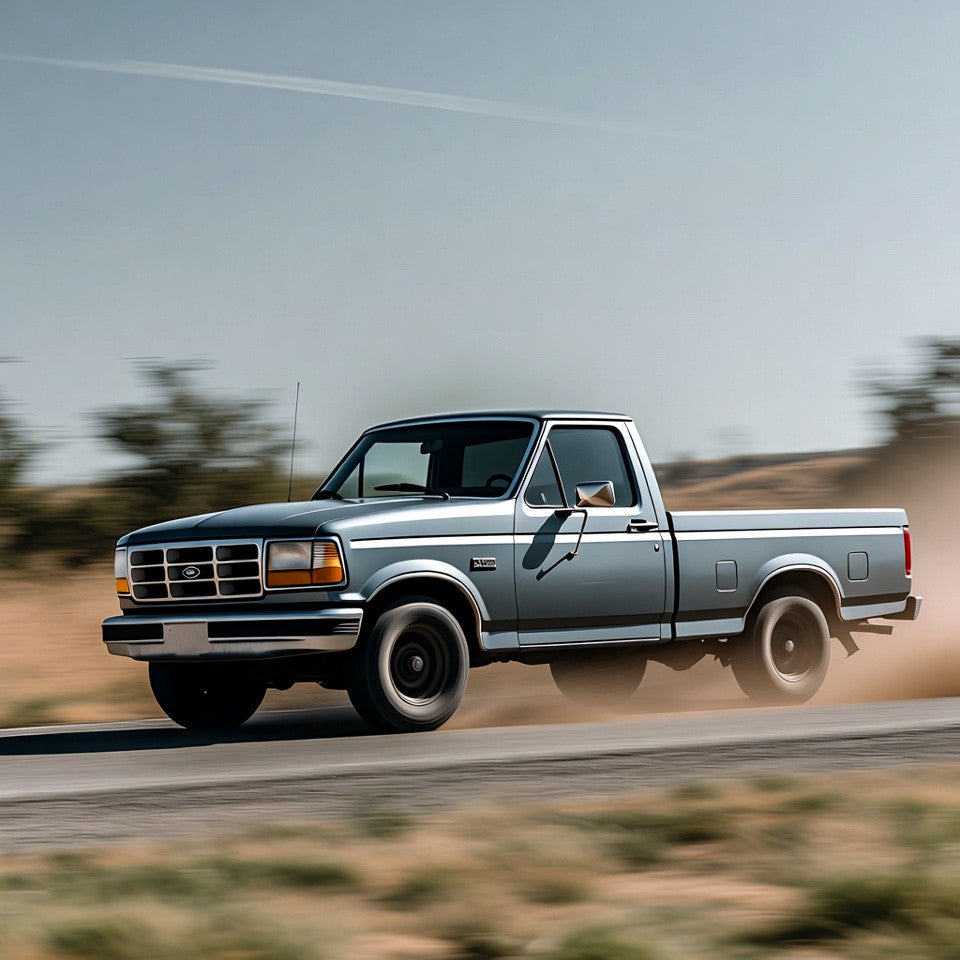 Blue Cold Air Intake for Ford F150/Bronco (1988-1996) 5.0L/5.8L V8 Engines (F150s & Broncos with No MAF sensor only)