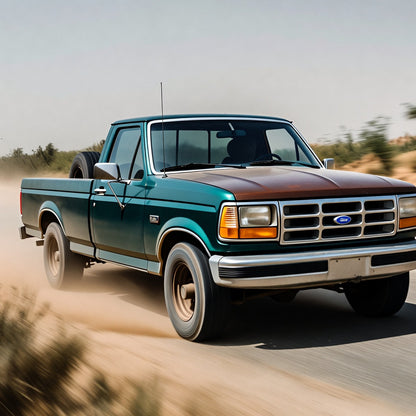 Blue Cold Air Intake for Ford F150/Bronco (1988-1996) 5.0L/5.8L V8 Engines (F150s & Broncos with No MAF sensor only)
