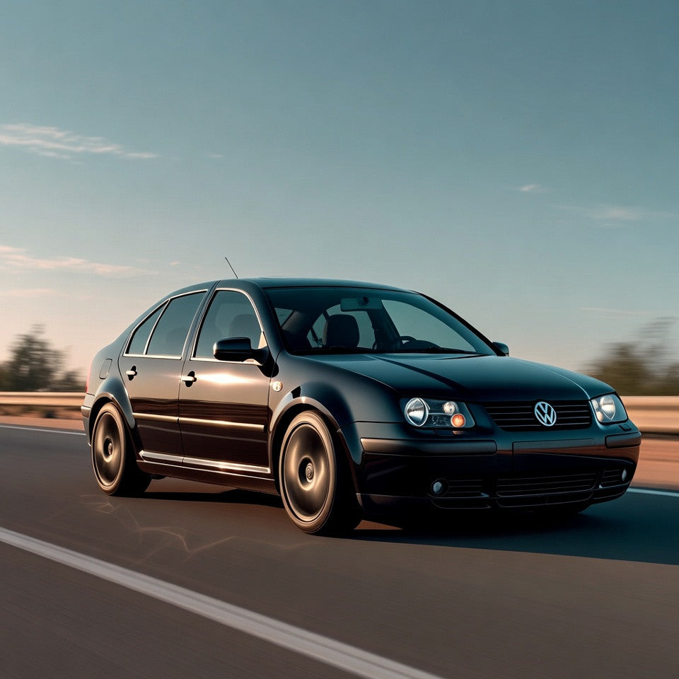 Cold Air Intake Kit for Volkswagen Jetta (1999-2005) with 1.8T / 2.0L 4-Cylinder Engine Red