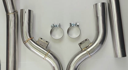 Decated Downpipes For Mercedes Benz E63 (2012-2016)/ CLS63 (2012-2014) AMG 5.5L 4Matic RWD Biturbo Engine