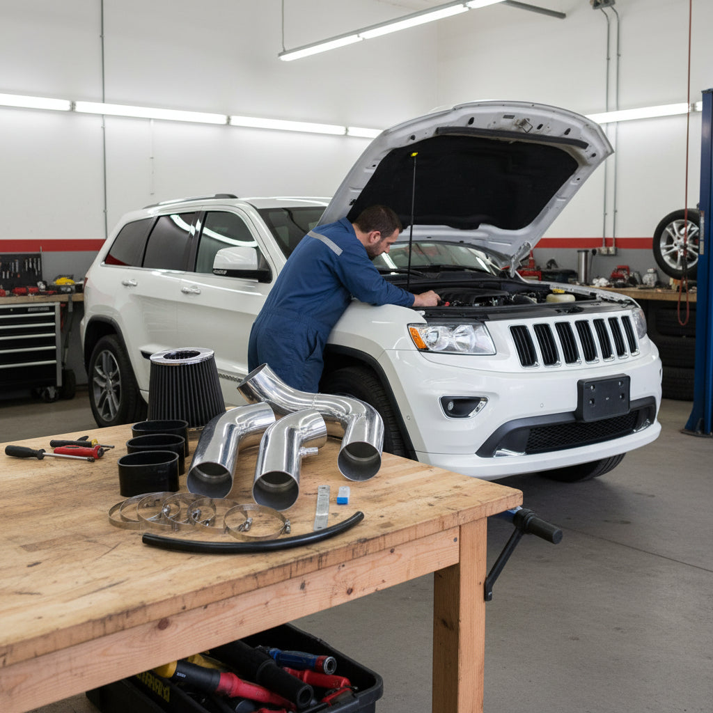 Performance Air Intake for Jeep Grand Cherokee (2011-2015) With 3.6L V6 Engine Black Default Title