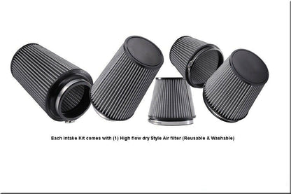 Performance Air Intake W/Heat Shield for Chrysler 300 (2011-2020) with 3.6L V6 Engine Black