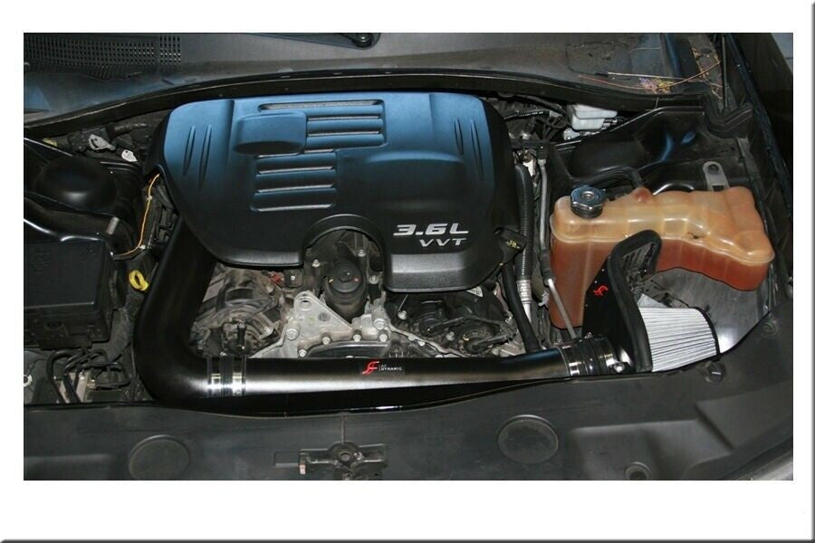 Performance Air Intake W/Heat Shield for Chrysler 300 (2011-2020) with 3.6L V6 Engine Black