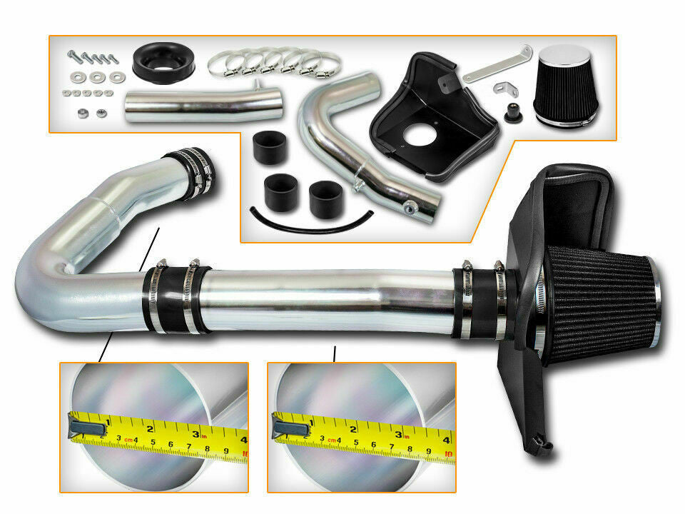 Cold Air Intake Kit for Dodge Challenger (2011-2020) with 3.6L V6 Engine Chrome Shielded