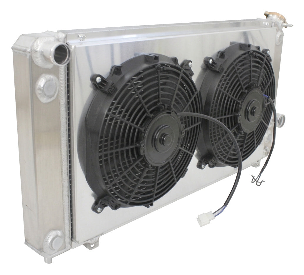 4-Row Radiator Cooling Fan for Chevrolet S-10 (1996-2004) 4.3L