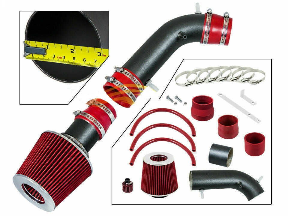 Performance Air Intake Kit For Toyota T-100 (1995-1998) 3.4L V6 Engine Red