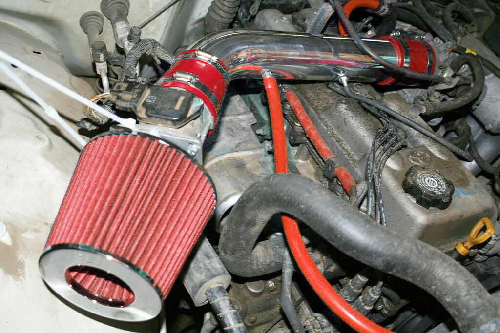 Short Ram Air Intake For Toyota Tacoma (1995-1999) with 2.7L Engine Red