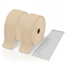 50 FT Thermal Wrapping Beige Heat Tape for Exhaust Manifold Headers
