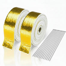 50 FT Thermal Wrapping Golden Heat Tape for Exhaust Manifold Headers

