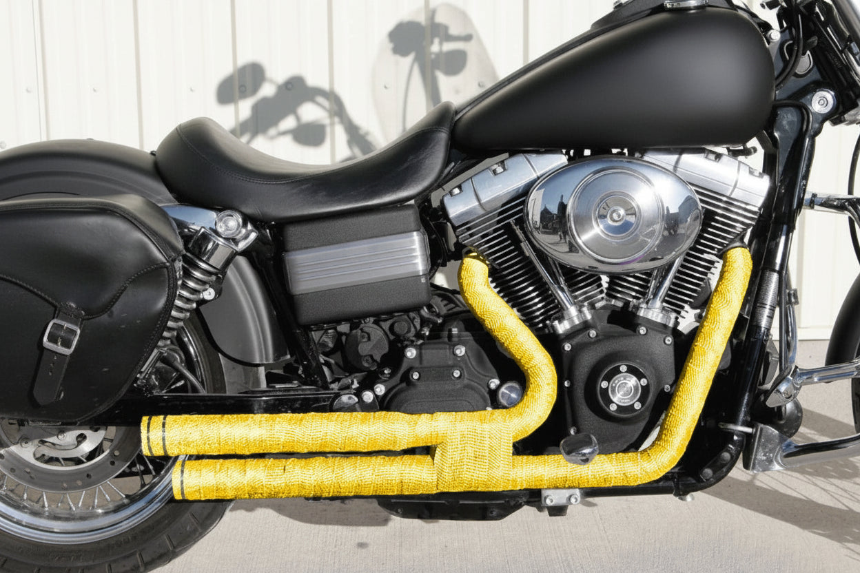 50 FT Thermal Wrapping Golden Heat Tape for Exhaust Manifold Headers
