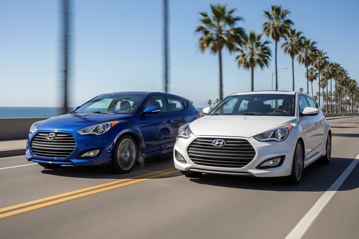 Cold Air Intake Kit for Hyundai Veloster (2013-2017) with 1.6L Turbo 4-Cylinder Engine Red