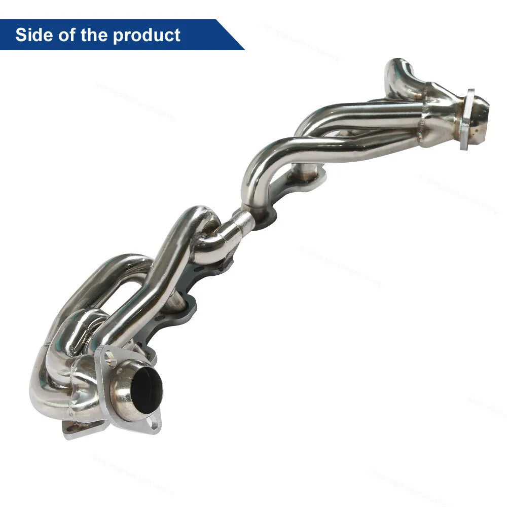 1987-1996 Ford F150 F250 Bronco 5.8L V8 Stainless Shorty Headers SS