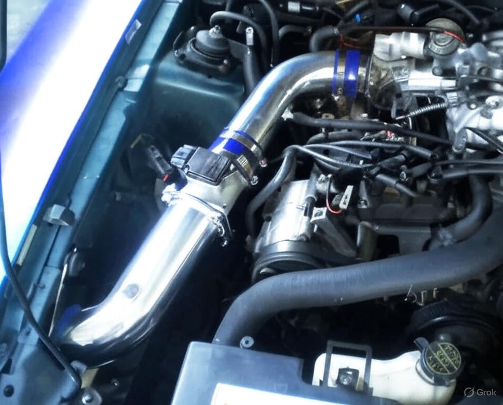 Cold Air Intake For Ford Mustang (1994-1998) with 3.8L V6 Engine Black