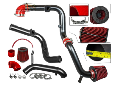 Rtunes Cold Air Intake Induction Red Black for Ford Focus (2000-2003) 2.0L Engine Default Title